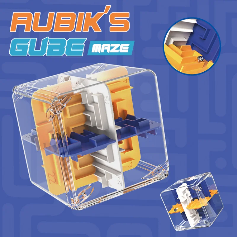 

Kids 3D Puzzle Marble Games Educational Logical Road Builder Maze Toys Mini Magical Maze Bricks Track Maze Game for Children