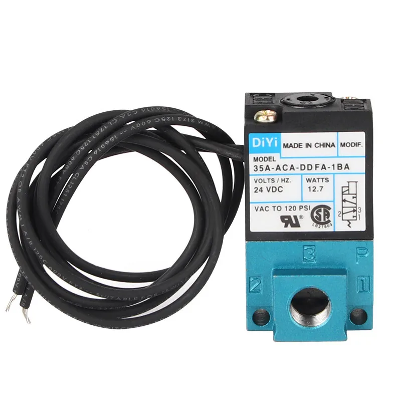 MAC Type High Frequency Solenoid Valve 35A-ACA-DDAA-1BA DDBA DDFA DC24V For Marking Machine Dispensing Machine Pneumatic Valve