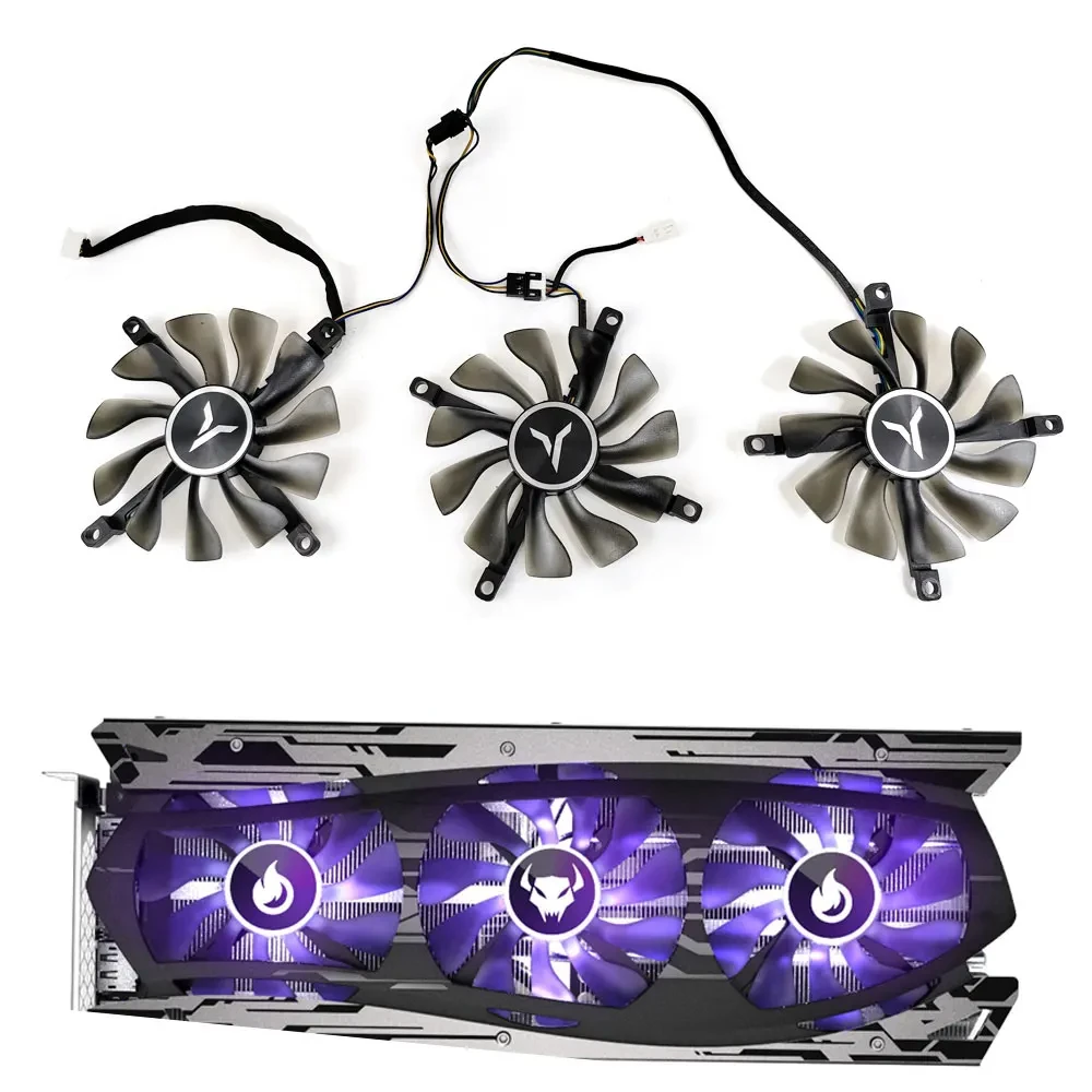 

DIY 85MM GAA8S2U RTX3060 TI RX6700XT GPU FAN For YESTON GeForce RTX 3060 RTX 3060 Ti RX6700XT Video Card Fan