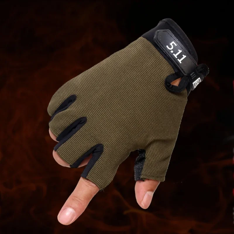 Anti-Slip Gloves Men Half Finger Full Finger Fishing Hunting Cycling Gloves Outdoor Tactical Sport Equipment Camping Gloves