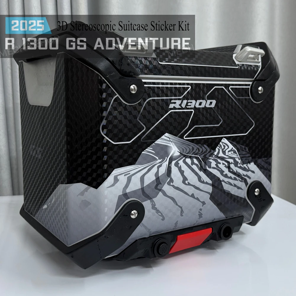 

For R1300GS ADV R 1300 GS Adventure R1300GSA 2025 Motorcycles Suitcase Stickers 3D Stereoscopic Suitcase Kit