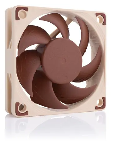 Imagen 2 del producto Noctua NF-A6X15 Ventilador de refrigeración silencioso, 60x60x15 mm/rodamientos SSD2/Material PBT reforzado con fibra de vidrio/ventilador de refrigeración de alto rendimiento