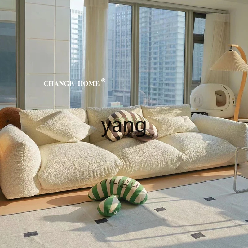 LMM Italian minimalist lazy bread sofa living room straight row modern simple small apartment