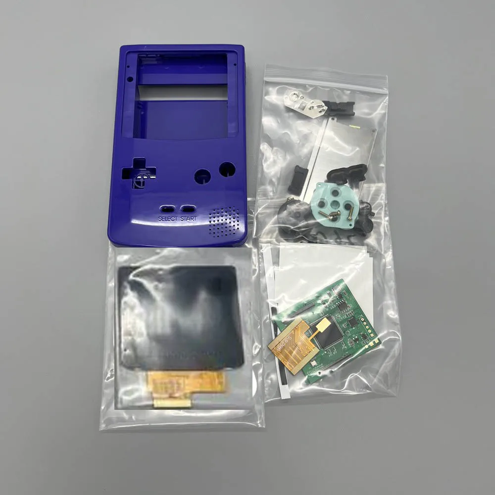 Imagem -03 - Ips Pré-laminados Lcd Tela Kits com Habitação Shell Gameboy Cor Alto Brilho Display 26 Gbc