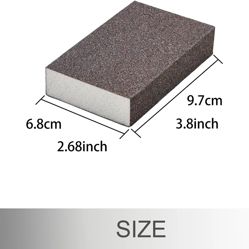 12Pcs Sanding Sponge 220 Grit Fine Sanding Blocks For Drywall Metal Wood Washable And Reusable