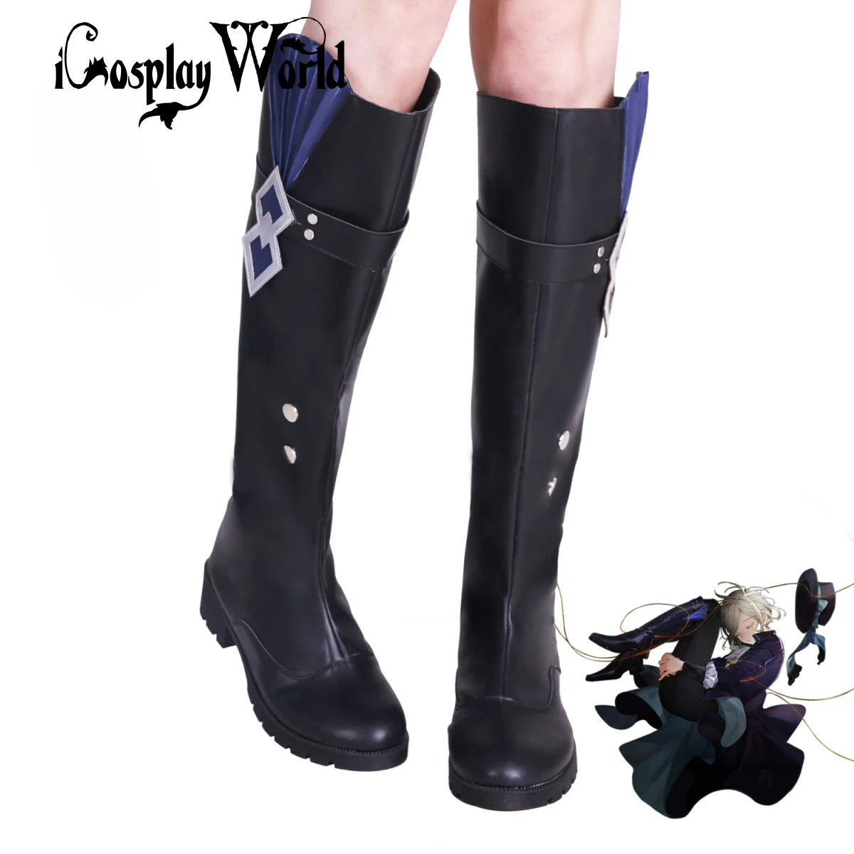 

Reverse:1999 Vertin Cosplay Boots Comic Anime Halloween Party Game Cosplay Shoes Prop