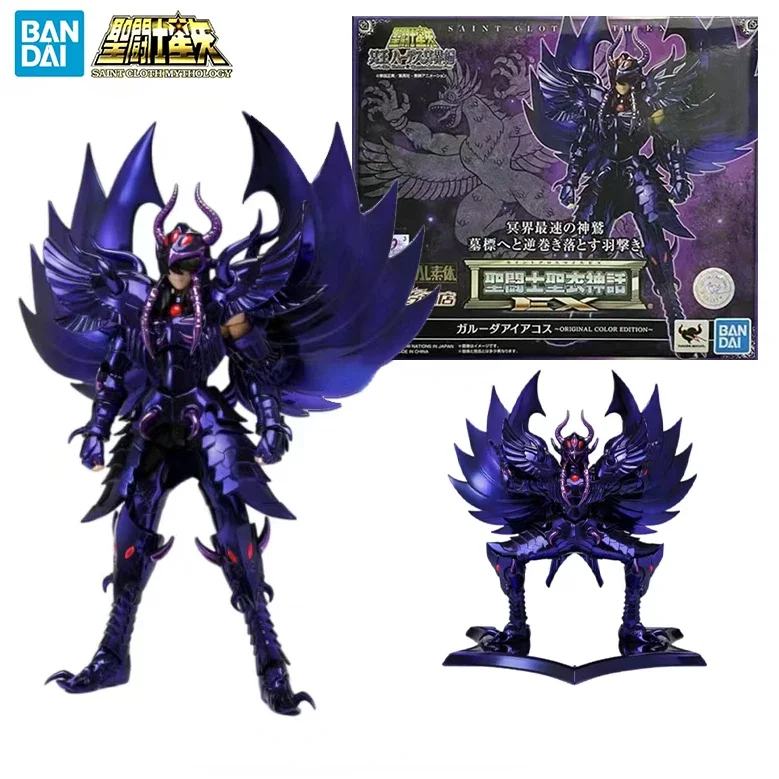 

В наличии BANDAI Saint Cloth Myth EX Saint Seiya Garuda Aiacos, оригинальная цветная версия, модель персонажа аниме, коллекция игрушек в подарок