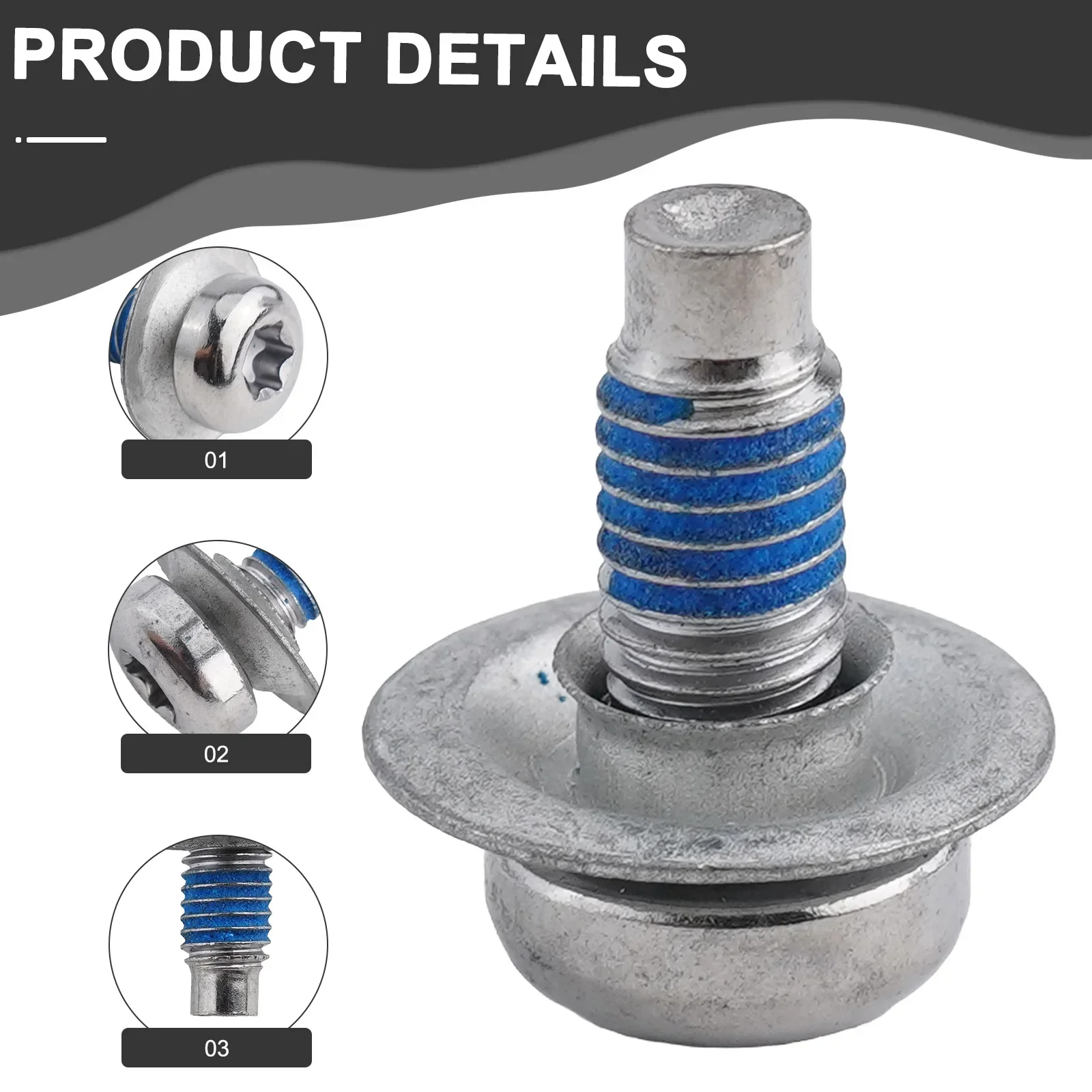 

Data Engine Chassis Bolts Guard Plate Screws Under Engine Guard Part Name Screws Secure Fit Specifications Sturdy Construction