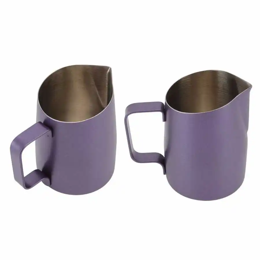 450/600ML Stainless Steel Milk Frothing Pitcher Milk Jug Coffee Mug Slanting Mouth Food Grade Pull Flower Cup  Latte Art Tool