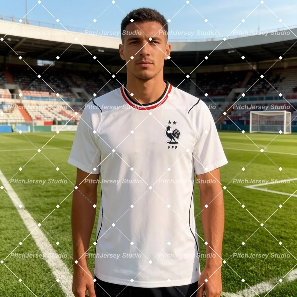 

2026 New France Competition Away Soccer T-Shirt Men's Quick-drying and Breathable Sportswear T-shirt FamilyMatching Parent-child