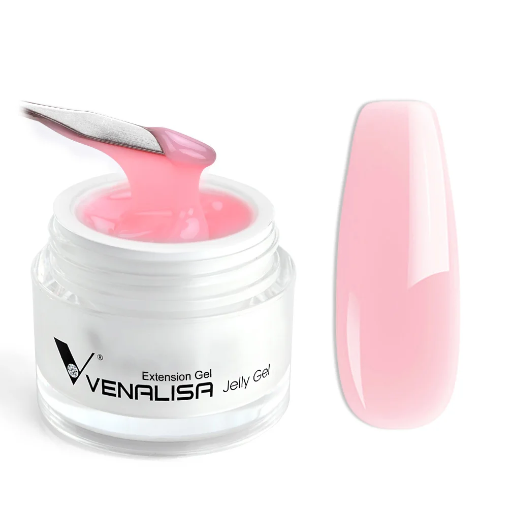 50 ml VENALISA Jelly Pink Gel Builder Nails Extension TPO Free French UV Construction Gel Gute Zähigkeit Building Nail Maniküre