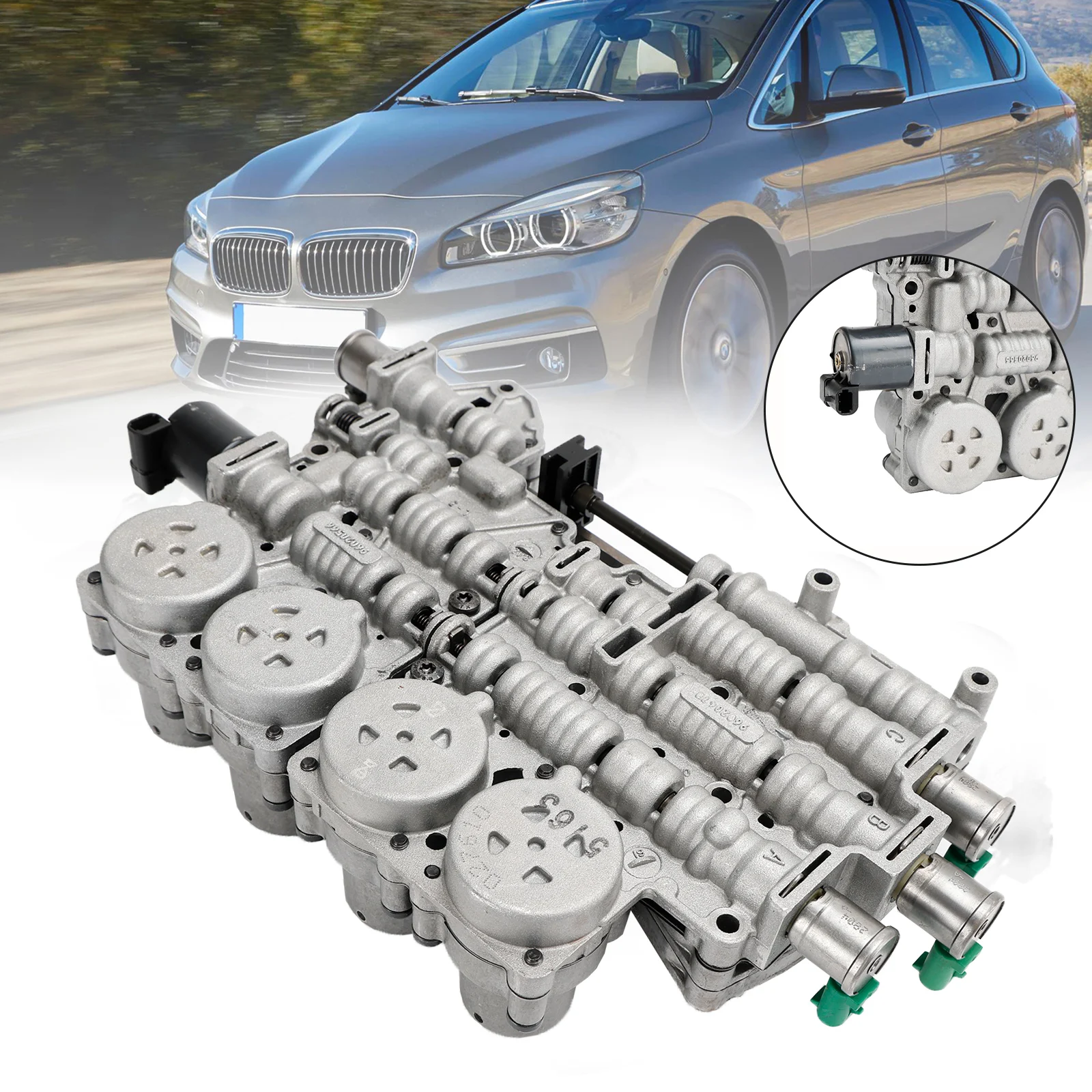 Artudatech 5L40E صمام الجسم الملف اللولبي ولوحة لسيارات BMW 3 5X3 X5