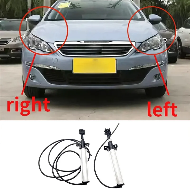 

Прочный 6438Y7 6438Y8 Омыватель фар для 308 408 Mercosur, насадка для очистки лампы головного света