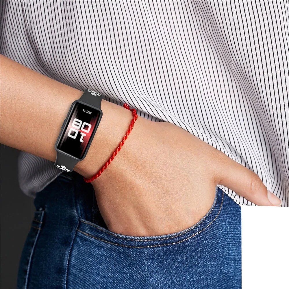 Correa de silicona para Huawei Band 9 8, accesorios de correa, repuesto de reloj inteligente, pulsera, pulsera Huawei Band 8