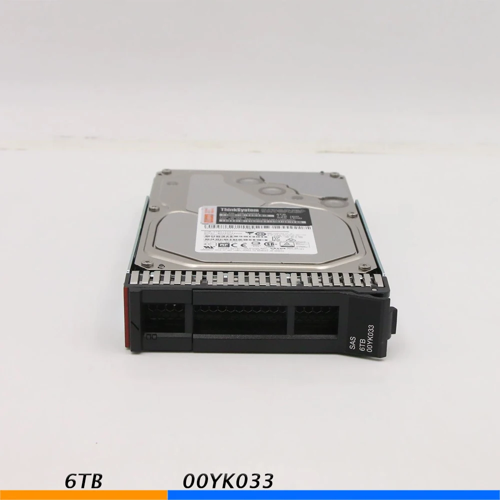 00YK033 7XB7A00044 For Lenovo SR650 SR850 6TB SAS 3.5