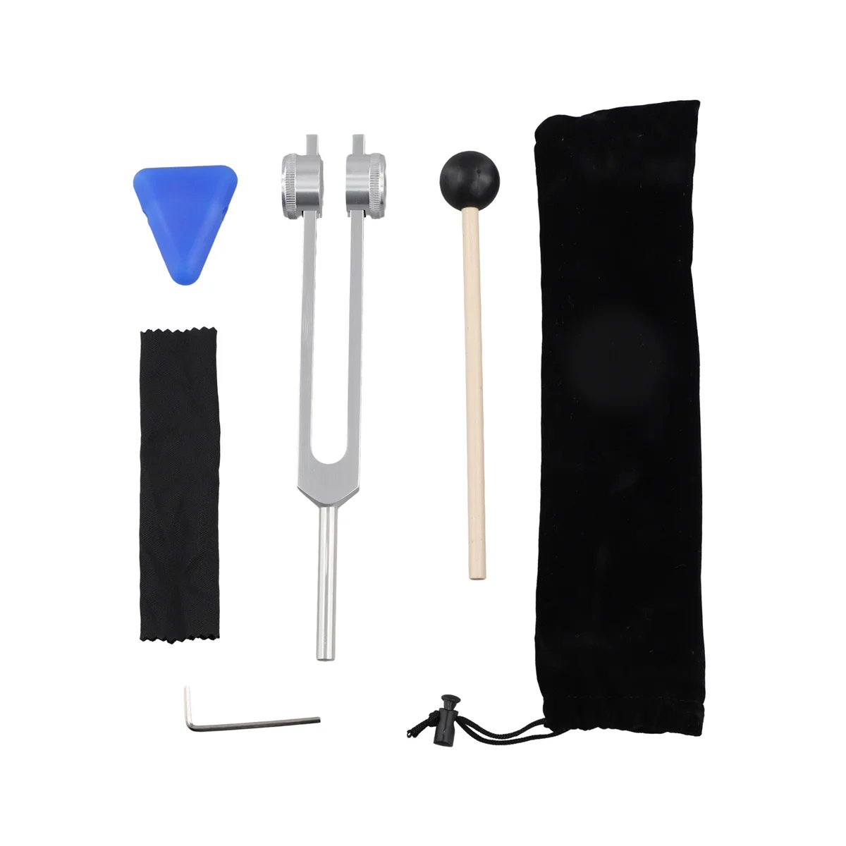 OM136.1Hz Aluminum Alloy Musical Tuning Fork Instrument Kit for Sound Healing Sound Vibration Tools