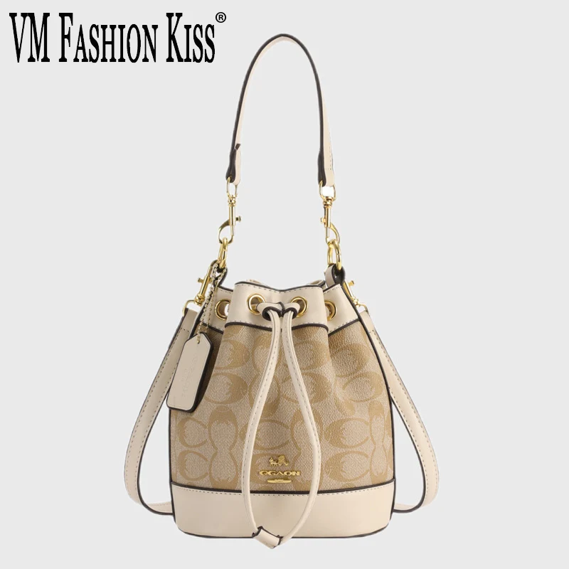 

Printing Top Handle Bag Hot Women's Handbag PU Luxury Bucket Classic Shopping Trip Women's Underarm Bag Shoulder Crossbody Bag