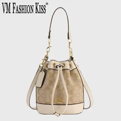 Printing Top Handle Bag Hot Women's Handbag PU Luxury Bucket Classic Shopping Trip Women's Underarm Bag Shoulder Crossbody Bag