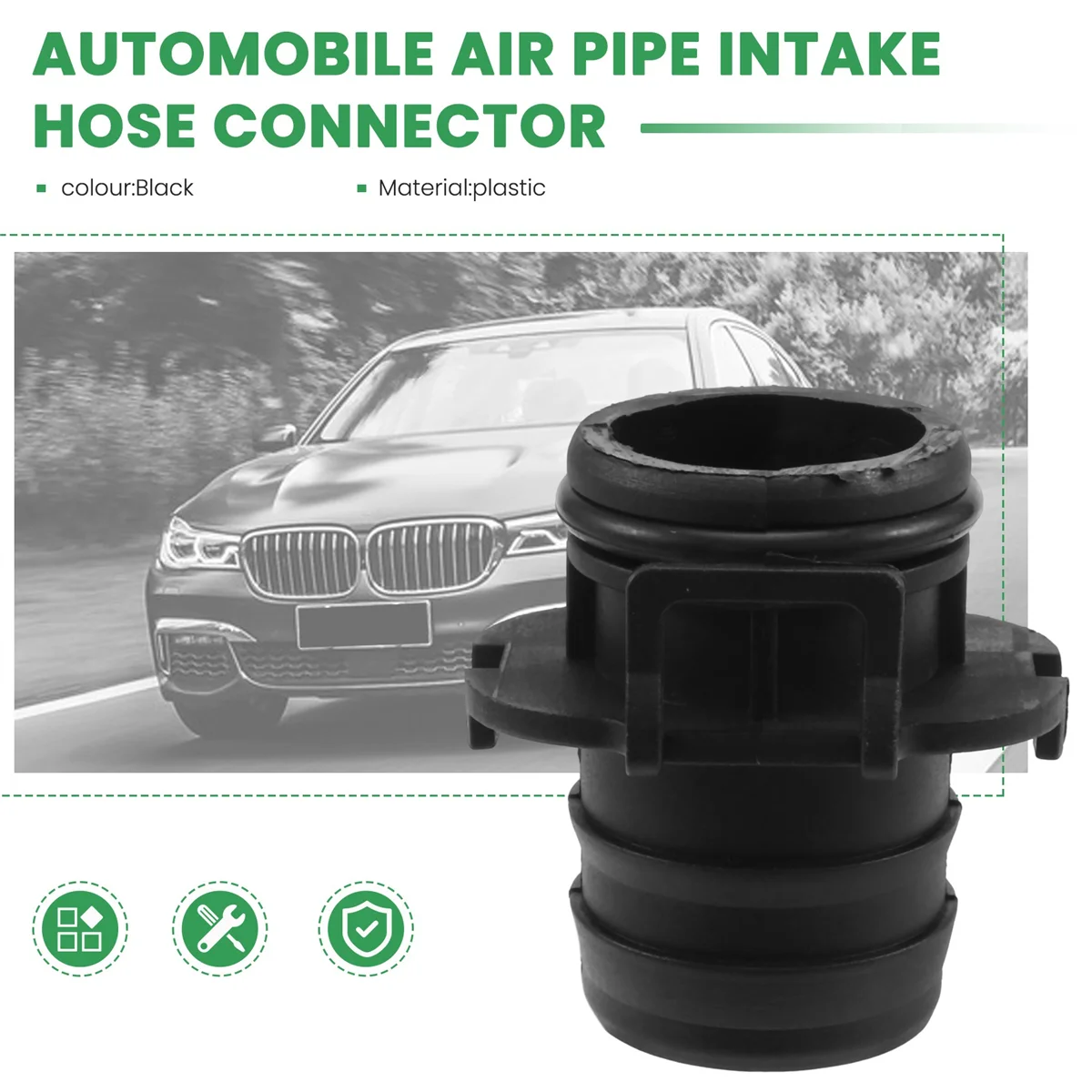 Réinitialisation de tuyau d'admission de débit de filtre à air de voiture, Focus, C-Max, 2003-2012, 7M519A673EJ, 30680774, 7M519A673E