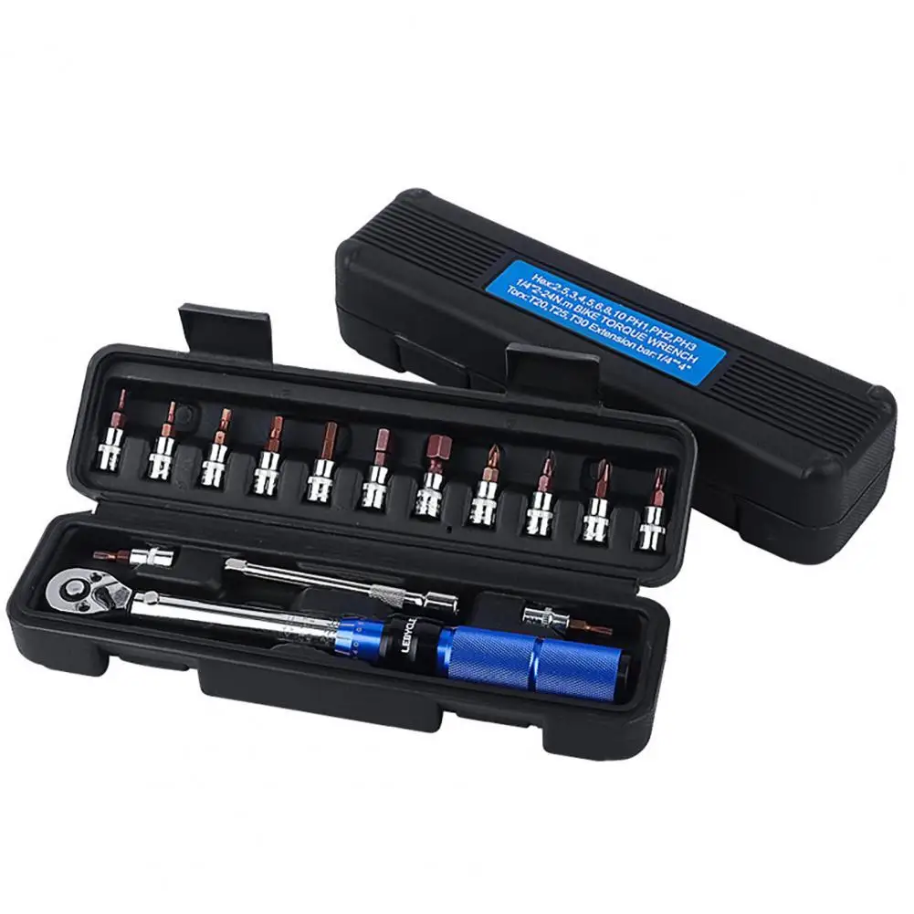 

1 Set Durable Drive Click Torque Wrench Reliable Sturdy Torque Wrench Stable Performance Bicycle Drive Click Torque Wrench