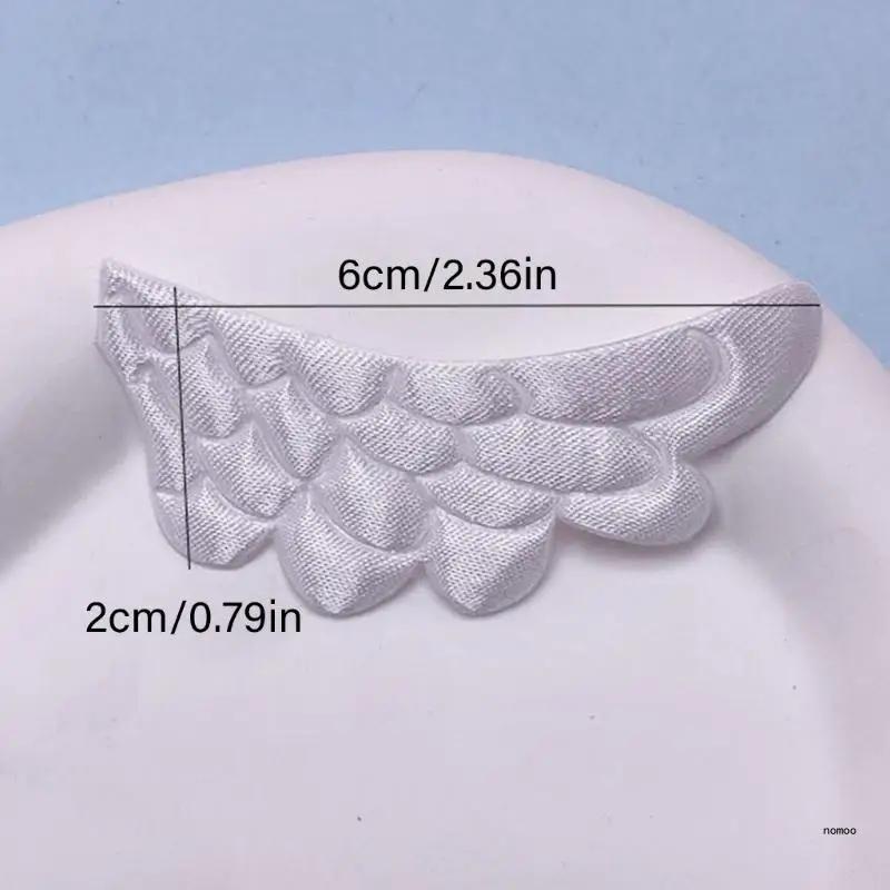 Lovely Small Fabric Angel Wing Patches Embroidered Decorative Appliques Patches - Image 6