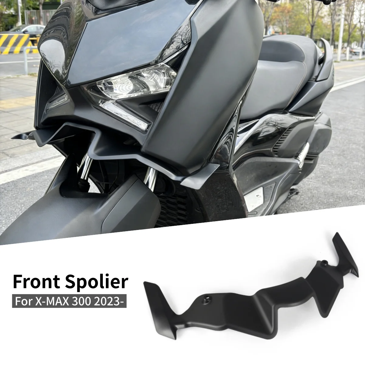 

2023 2024 Motorcycle Lower Spoiler Aerodynamic Winglet Front Chin Spoiler Decorative Fairing For YAMAHA XMAX300 X-MAX XMAX 300