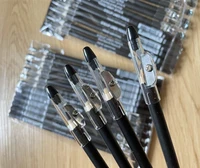 Gran oferta, maquillaje profesional a la moda, delineador de ojos negro y marrón, lápiz de cejas resistente al agua y duradero, delineador de ojos con herramienta sacapuntas