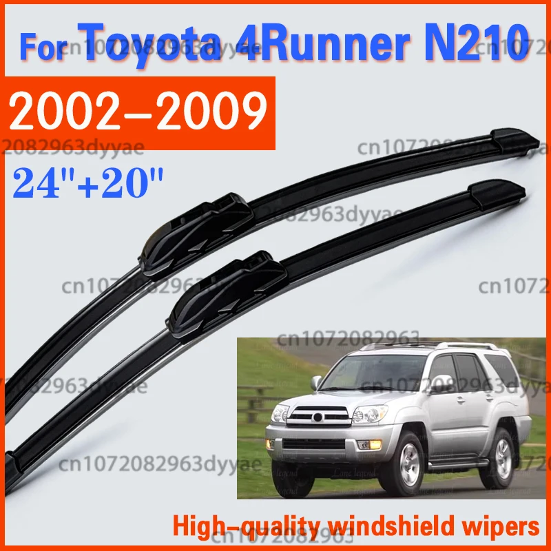 For Toyota 4Runner N210 2002-2009 2003 2004 2005 2006 2007 2008 Front Windshield Wiper Blades 24
