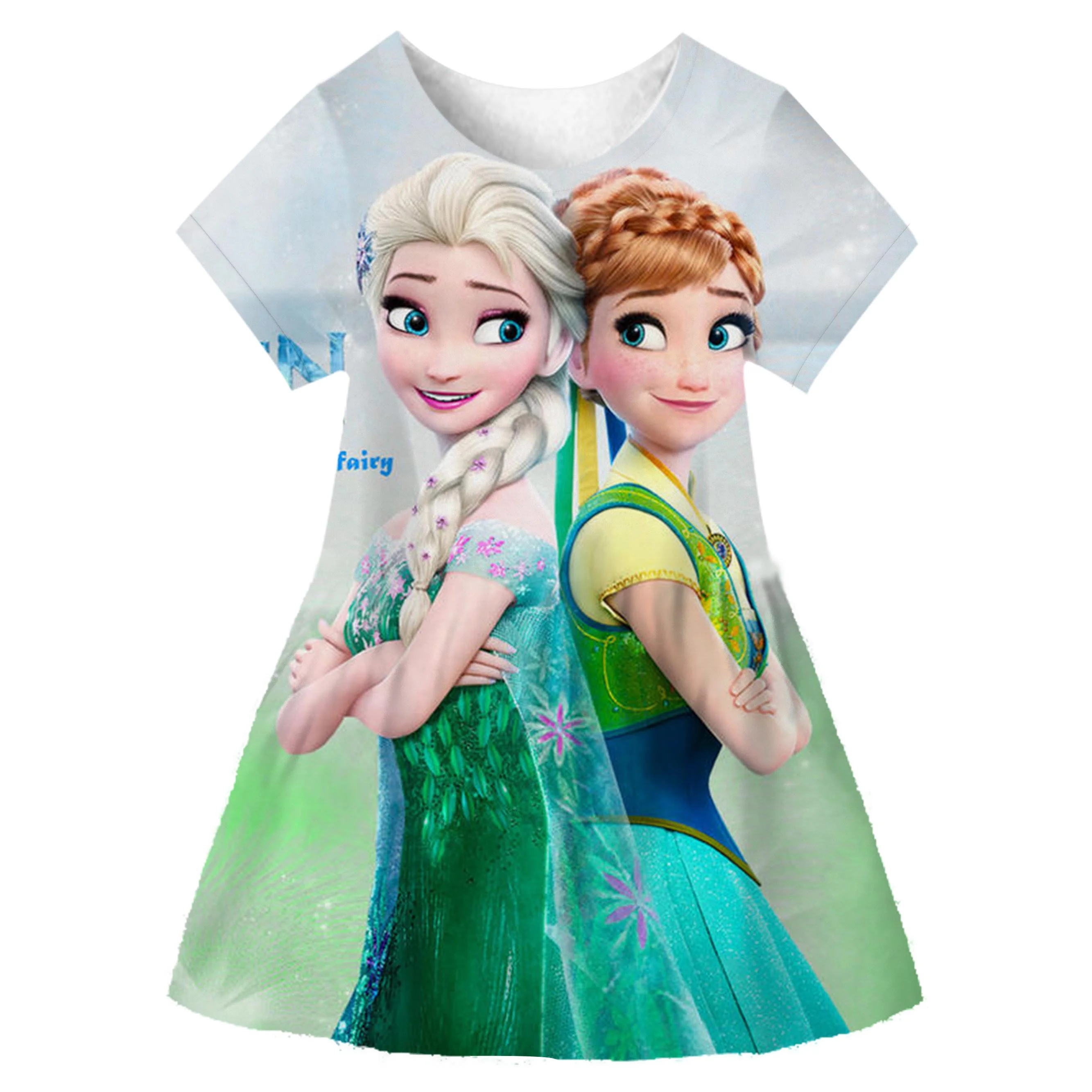 

Summer Elsa Princess Dresses For Kids 1-10 Years Birthday Dress Flowers Girls Evening Party Frozen 2 Costumes One Pieces Skirts