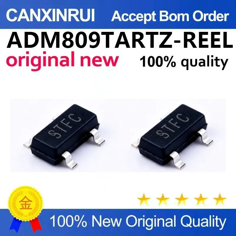 （5pcs-10pcs）Brand new original ADM809TARTZ-REEL SOT-23-3 monitoring and reset chip