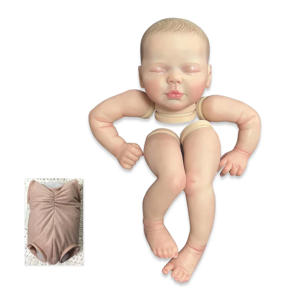 

NPK 20inch Already Painted Doll Kit Finished Reborn Baby Doll Size Lifelike Soft Touch Flexible finished Doll Parts