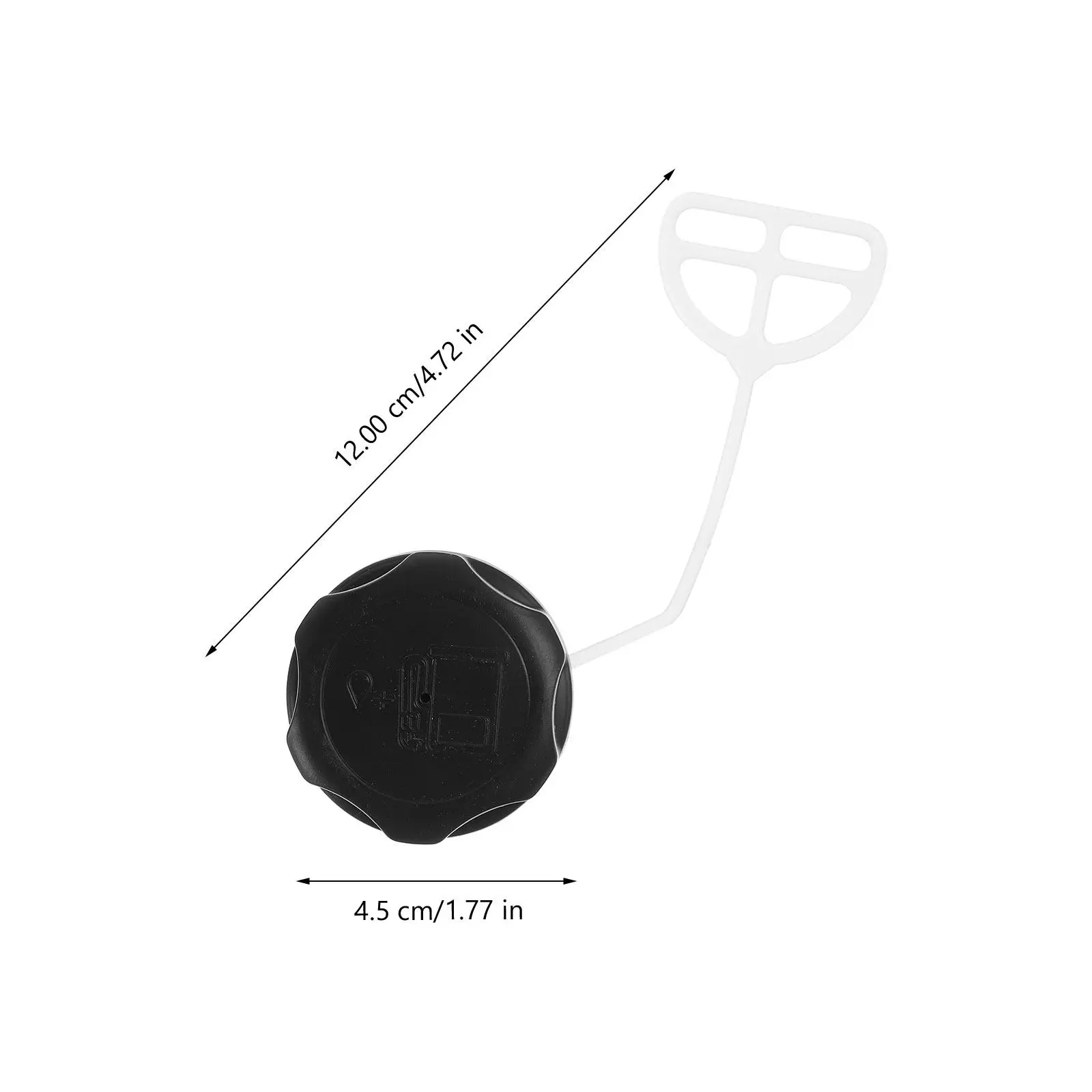 4Pcs Tank Cap Replacement Pa6 Oil Tank Cover for Chainsaw Mower Parts Reliable Fit Easy Installation Garden Power Tool