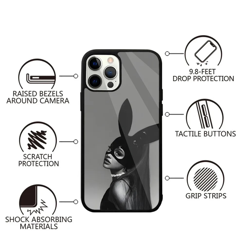 A-Ariana Grande Yes And Phone Case Strong Magnetic For IPhone 15,14,13,Pro,Max,Plus,11,12,Mini For Magsafe Wireless Charging