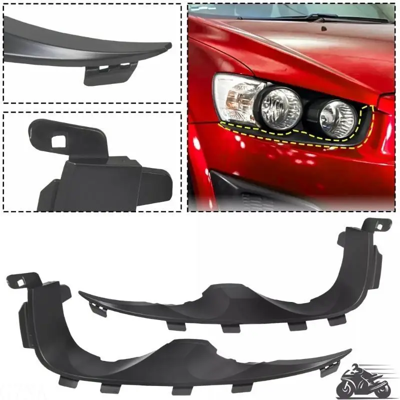 

G7NA Vehicle Front Bumper Light Holder Retainer Set Suitable for 95976851 GM2508111 95976852 GM2509111 Headlamp Support 1Pair