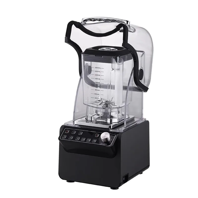 

Juicing machine with hood, silent crushed ice smoothie