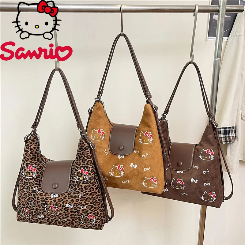 

Hello Kitty New Women's Shoulder Bag Fashionable High Quality Women's Backpack Cartoon Multifunctional Portable Shopping Bag