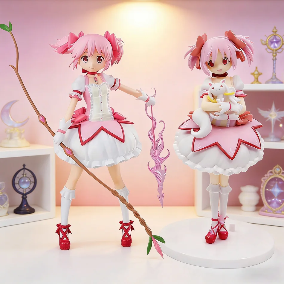 Neue Magikano 18cm Puella Magi Madoka Magica Figur PVC-Modell Puppe Desktop-Dekoration Actionfigur Sammlerspielzeug Kindergeschenk