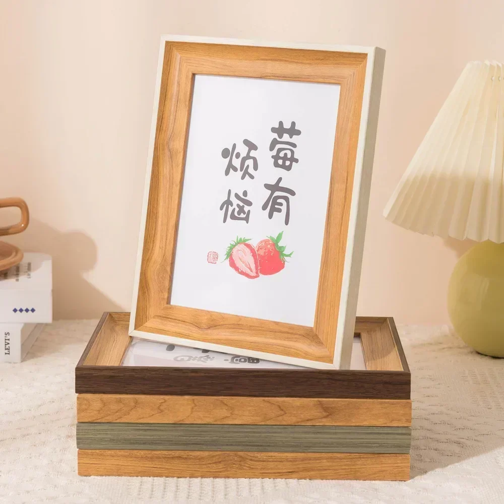 American Simplicity Picture Frame A3 A4 Family Photo Frame Wall Decorative Ornaments for Living Room Bedroom Acrylic Home Decor