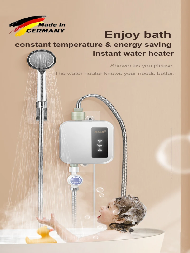 

Водонагреватель для мгновенной установки Kitchenette, небольшой термостатический водонагреватель для душа