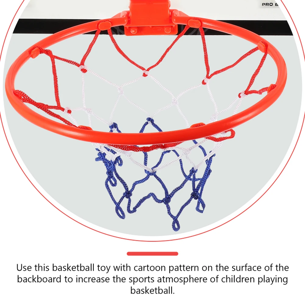 Cerceau de basket-ball d\'intérieur pour enfants, jeu de sécurité amusant, exercice à domicile, ensemble de cerceaux de basket-ball, support de cadre