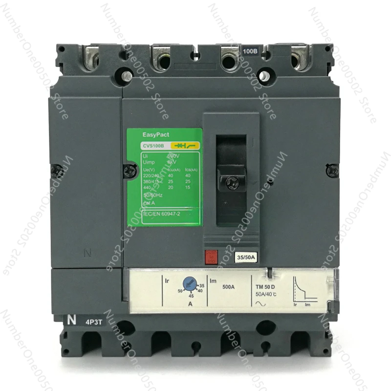 

EasyPact CVS Molded-Case Circuit Breakers Switch MCCB CVS100B 3P/3d 4P/3d TM16D-TM100D 25Ka At 380/415v