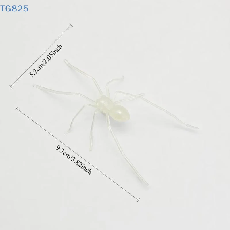 【AN】【AN】Glow In The Dark Spider Fridge Magnet Prank Novelty Decor Kitchen Office Whiteboard Decoration Halloween Party Decor