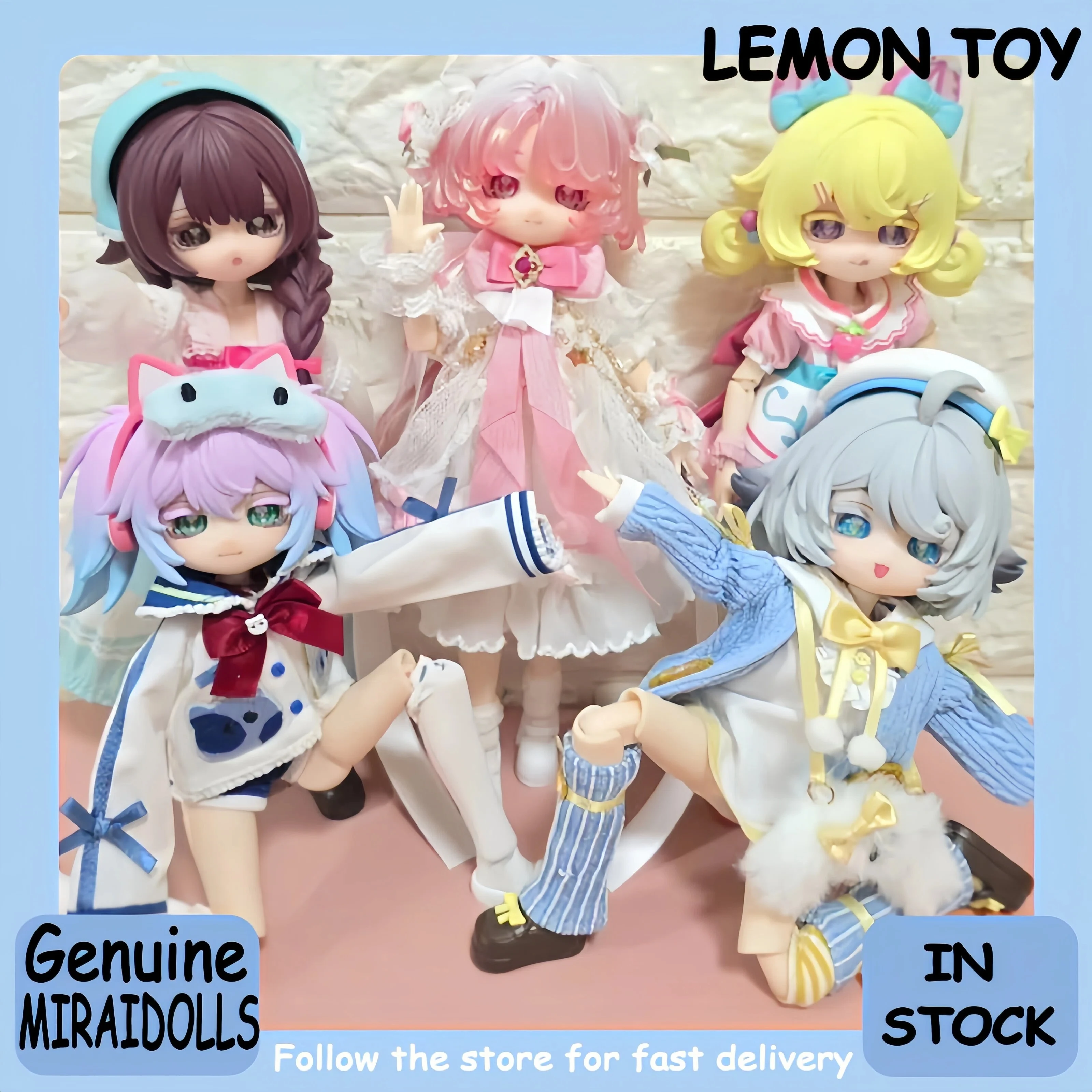 

Genuine MIRAIDOLLS Wish Maiden Series 1/8 Bjd Blind Box Action Figure Collection Desktop Ornament Fashion Trend Gift