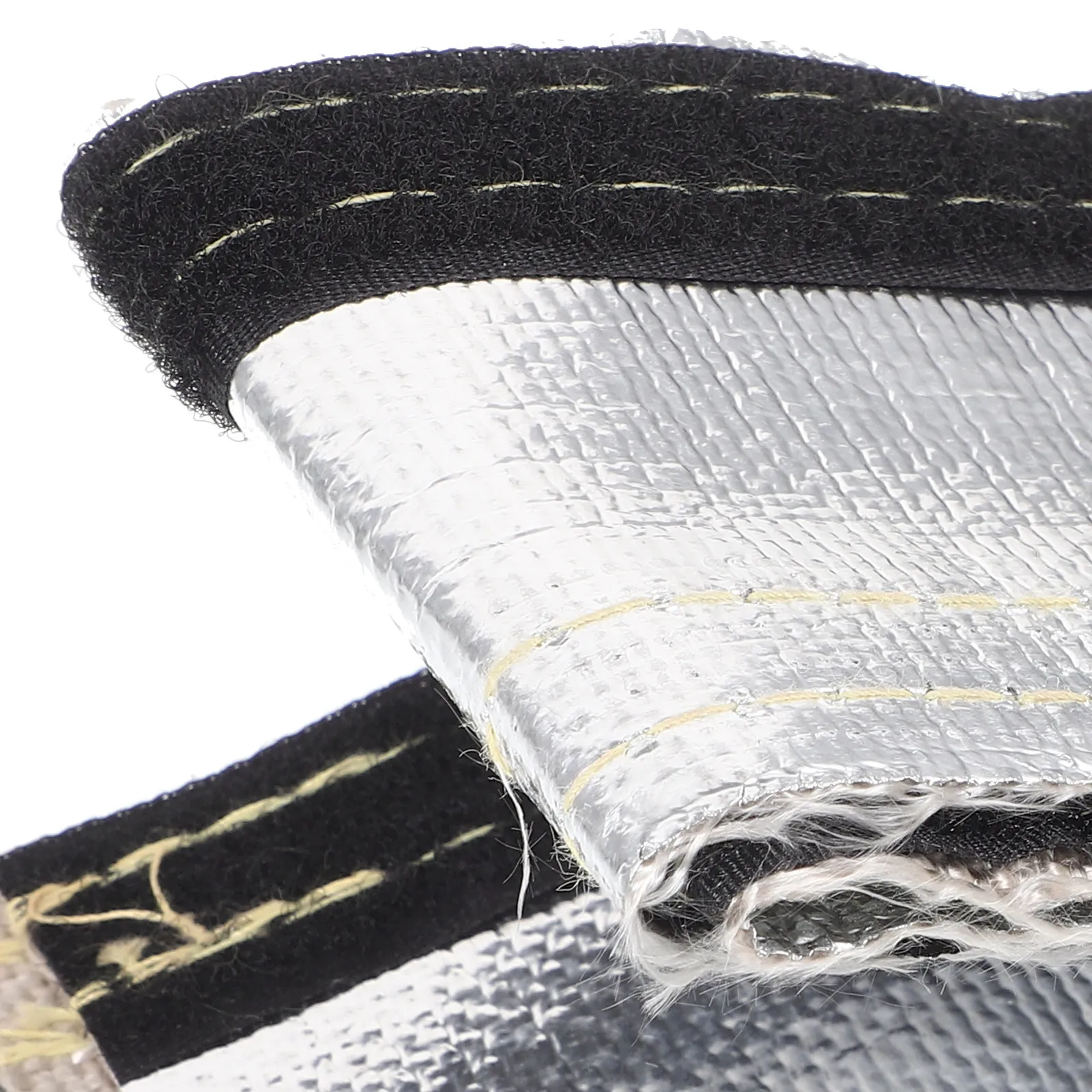 Exhaust Heat Shield Car Wire Sleeve Fiberglass Heat Insulation Sleeve Flexible Protective Cover for Spark Wire Protection