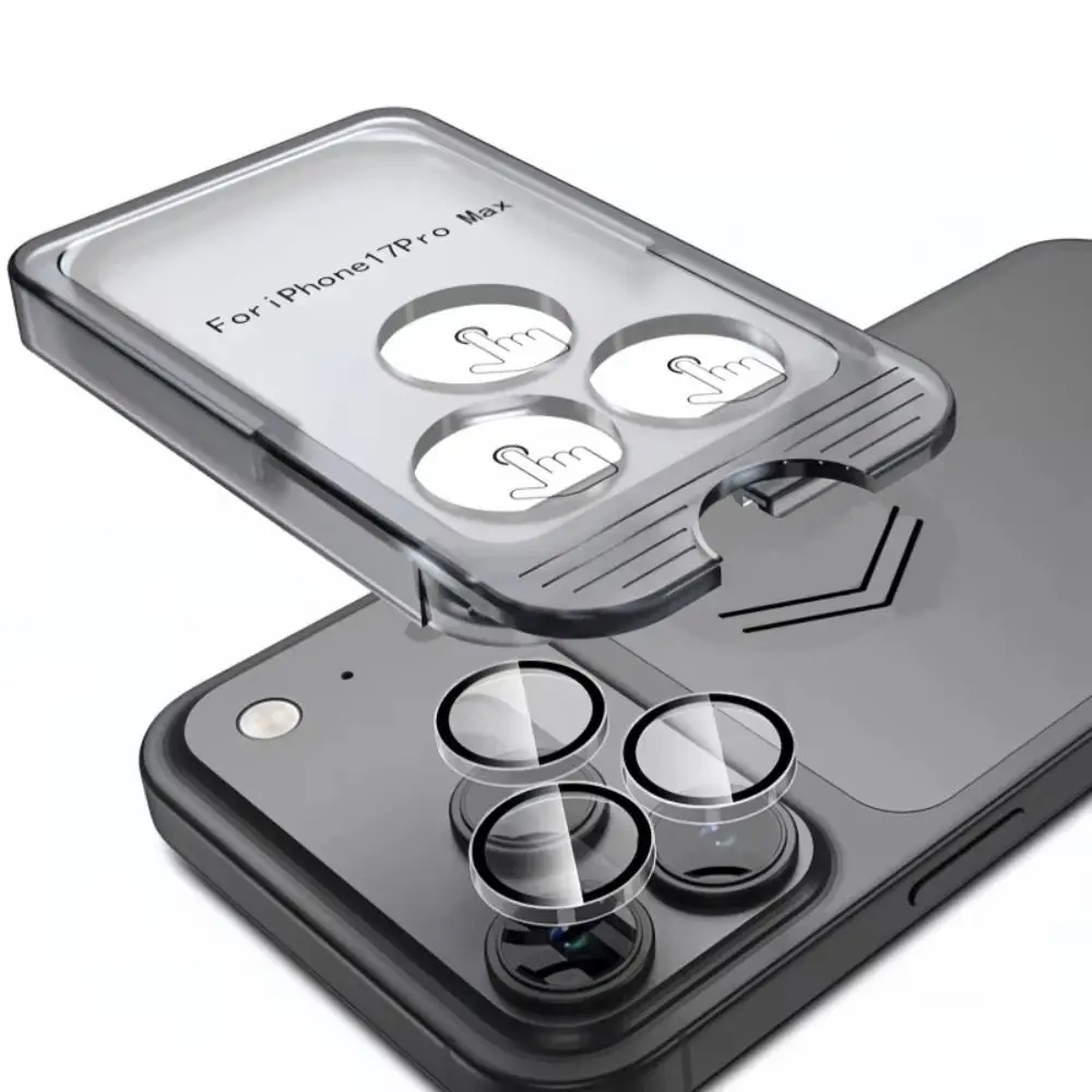 Easy installation Lens Protector Tempered Glass 9H Lens Protective Film Hardness Anti-Scratch for iPhone 17 Pro/17 ProMax