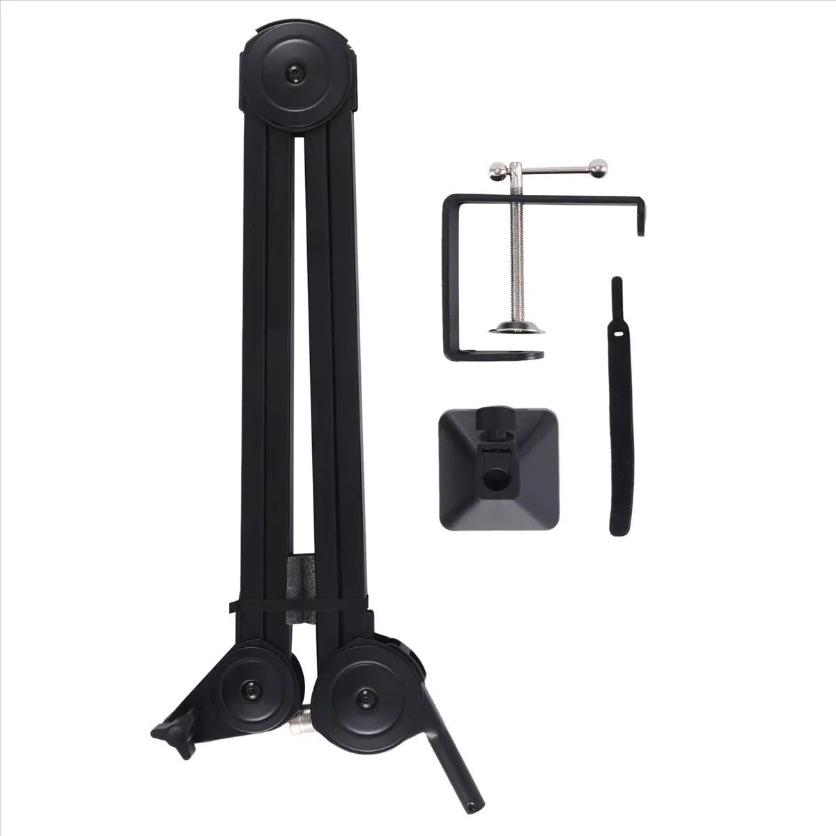 [MEGA SALE]Microphone Arm Stand Heavy Duty Adjustable Mic Suspension Scissor Arm Stand for Voice Recording Style B