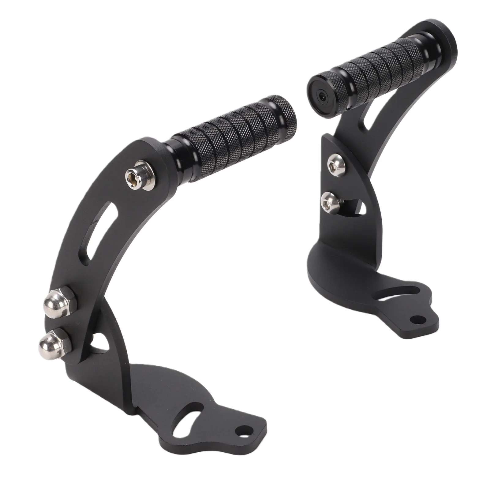 

Adjustable Highway Pegs Black Anti Slip Floorboard Peg Mount Kit Replacement for Spyder RT 2010-2019 Highway Pegs Mount Kit