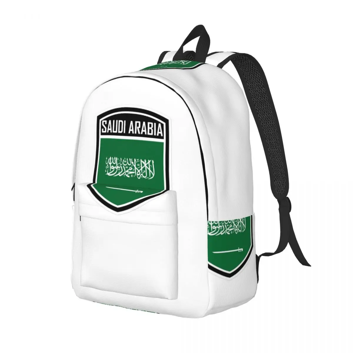 

Kingdom Of Saudi Arabia Backpack Daypack Large Capacity Boys Girls BookBag School Bag Shoulder Bags for Men Women
