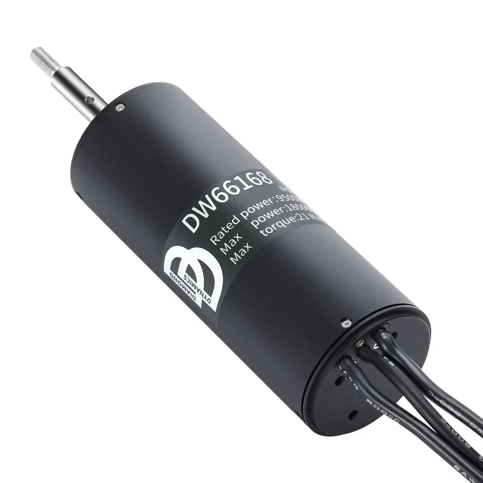 

53V IP68 Waterproof 6650W High Power Brushless DC Motor 10N.M 6850RPM for USV Hydrofoil Electric Boat Surfboard