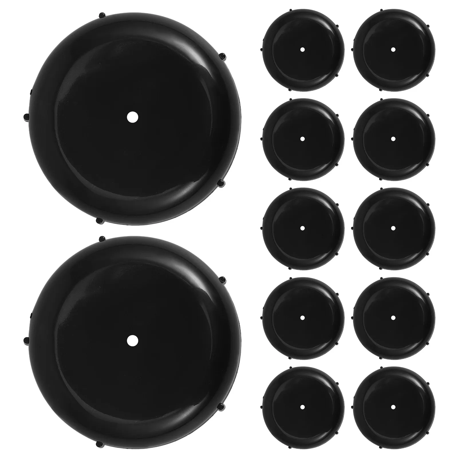 24Pcs Furniture Caster Cups Chair Feet Caps for Hardwood Vinyl Tile Cement Floors Wear-Resistant Floor Protector Leg Pads Stop